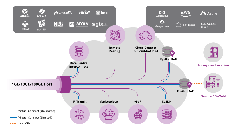 multi service port diagram overview