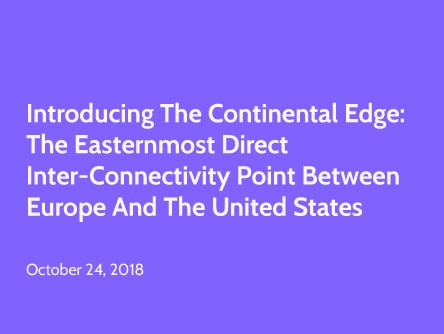 Introducing The Continental Edge: The Easternmost Direct Inter-connectivity Point Between Europe And The United States