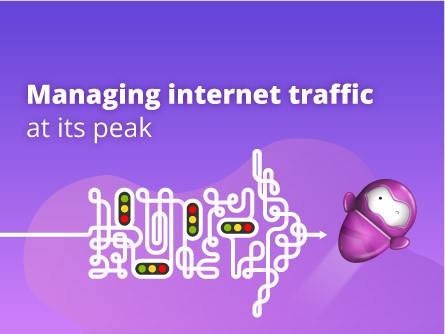Managing internet traffic at its peak