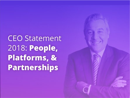Epsilon CEO Statement 2018 | People, Platforms, and Partnerships