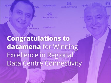 Congratulations to datamena for Winning Excellence in Regional Data Centre Connectivity