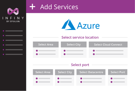 Connect to Microsoft Azure via Epsilon Infiny