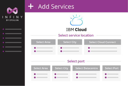 Connect to IBM Cloud via Epsilon Infiny