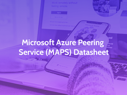 Microsoft Azure Peering Service Datasheet