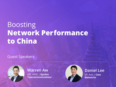 Boosting Network Performance to China