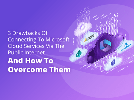 3 Drawbacks of connecting to Microsoft cloud services via public Internet and how to overcome them