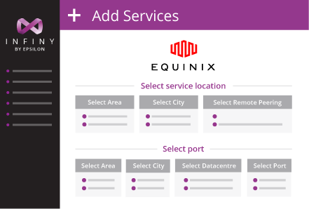 Epsilon Peering (Infiny) - Equinix